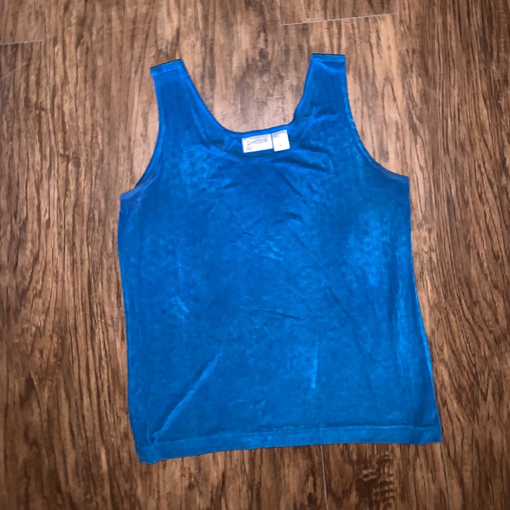 Chico’s Womens Blue Tanktop